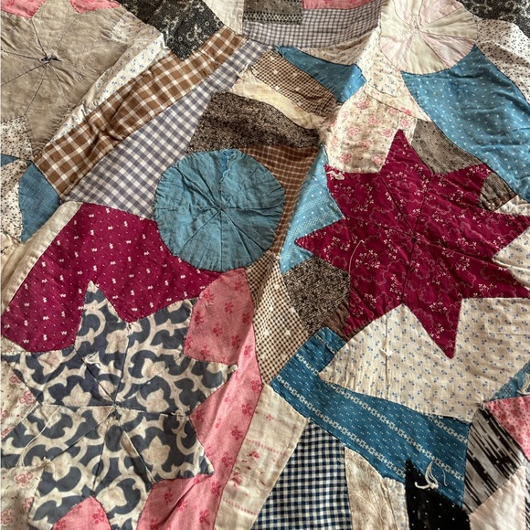 Antique Patchwork Quilt - Picture 8 of 12